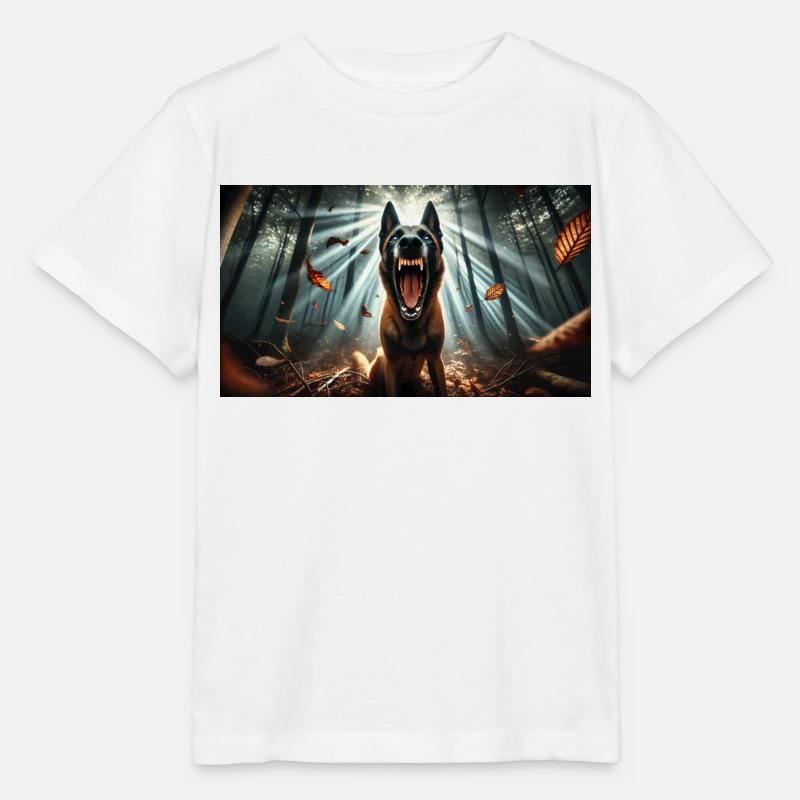 Malinois - T-shirt bio MINI CREATOR Stanley/Stella Enfant - blanc