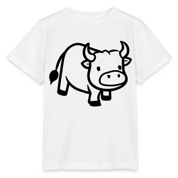 Bull - Stanley/Stella MINI CREATOR Kids’ T-Shirt - white - Front - Maike (125cm)