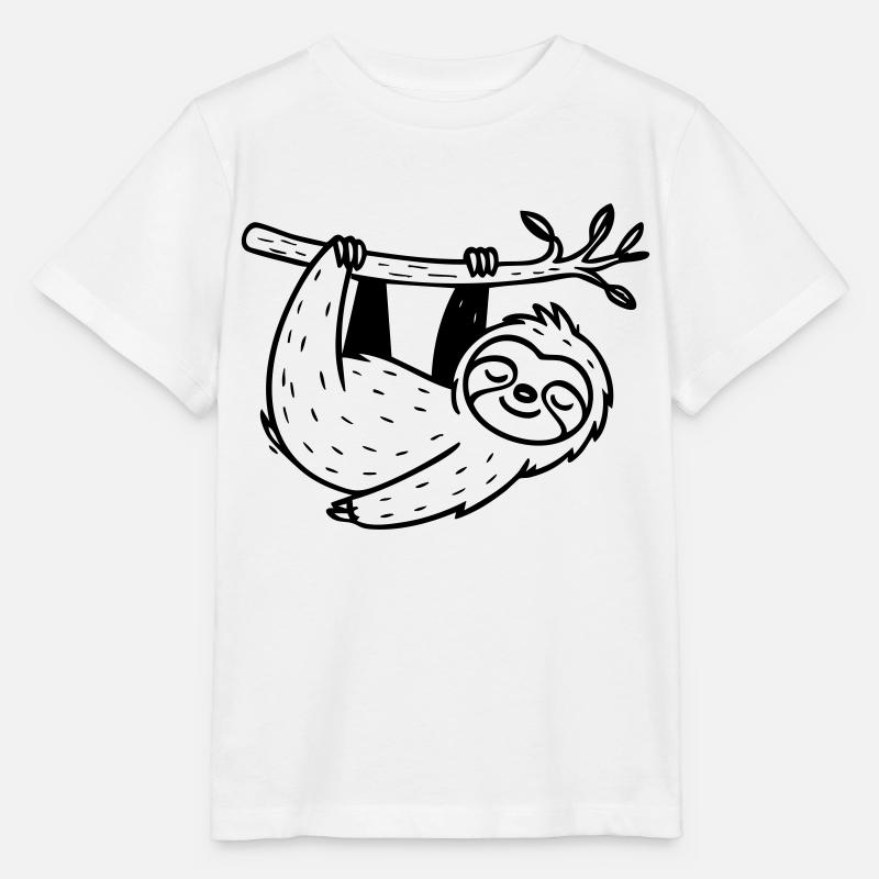 Faultier - Stanley/Stella Kinder T-Shirt MINI CREATOR  - Weiß