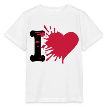 i love - T-shirt bio MINI CREATOR Stanley/Stella Enfant - blanc - Devant - Maike (125cm)