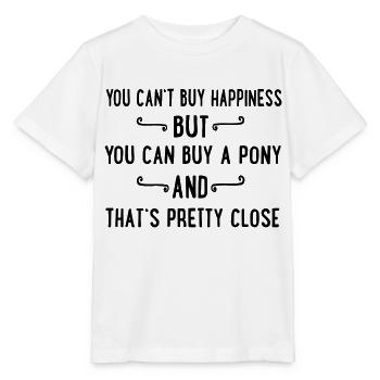 Pony - Stanley/Stella Kinder T-Shirt MINI CREATOR  - Weiß - Vorne - Maike (125cm)