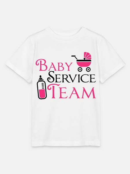 Baby Service Team - Stanley/Stella Kinder T-Shirt MINI CREATOR - Weiß
