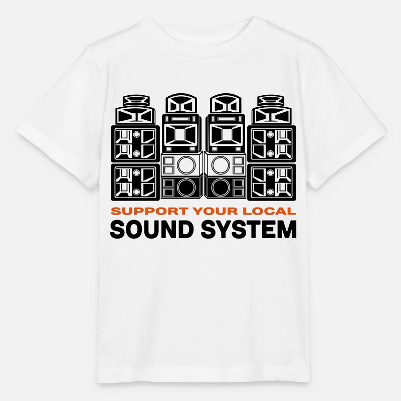 support sound system - T-shirt bio MINI CREATOR Stanley/Stella Enfant - blanc