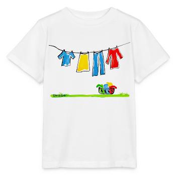 Auf der Leine - Stanley/Stella Kinder T-Shirt MINI CREATOR  - Weiß - Vorne - Maike (125cm)