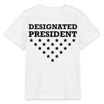 Designated President 1c - Stanley/Stella Kinder T-Shirt MINI CREATOR  - Weiß - Vorne - Maike (125cm)