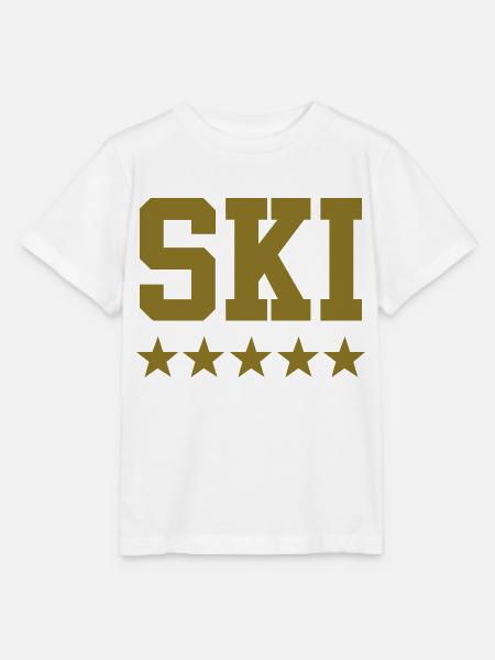 ski - Stanley/Stella Kinder T-Shirt MINI CREATOR  - Weiß