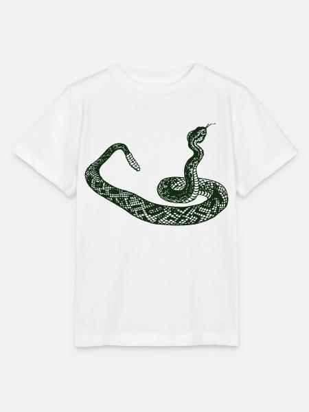 Klapperschlange - Stanley/Stella Kinder T-Shirt MINI CREATOR - Weiß