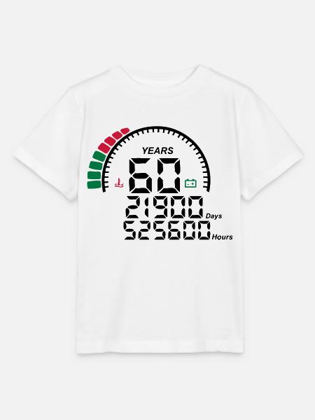 compteur anniversaire years ans 60 - T-shirt bio MINI CREATOR Stanley/Stella Enfant - blanc