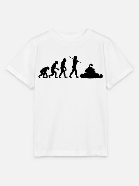 Karting Evolution - Stanley/Stella Kinder T-Shirt MINI CREATOR - Weiß