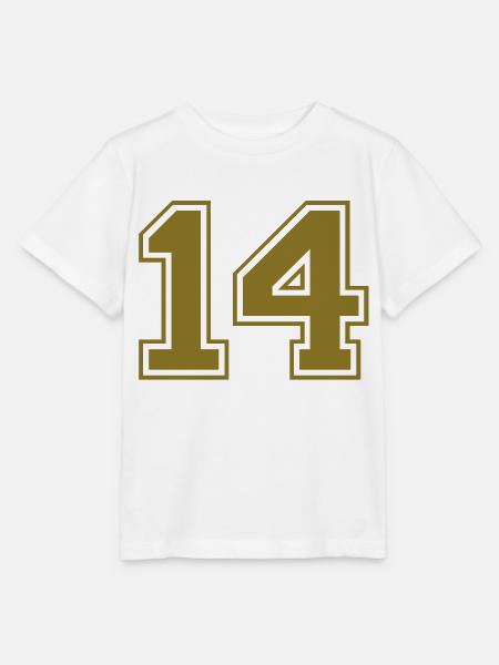nummer - 14 - Stanley/Stella Kinder T-Shirt MINI CREATOR - Weiß