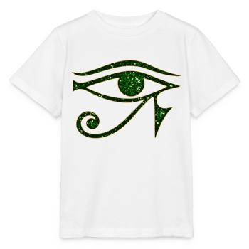 Auge des Horus, Horusauge, Ägypten, Schutzsymbol - Stanley/Stella Kinder T-Shirt MINI CREATOR  - Weiß - Vorne - Maike (125cm)