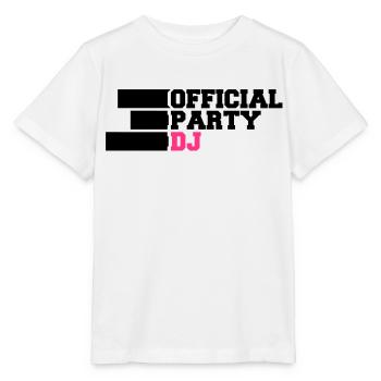 Official Party DJ - Stanley/Stella MINI CREATOR Kids’ T-Shirt - white - Front - Maike (125cm)