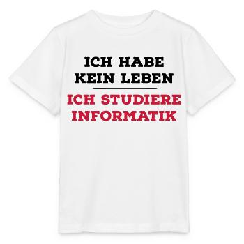 Informatiker - Stanley/Stella Kinder T-Shirt MINI CREATOR  - Weiß - Vorne - Maike (125cm)