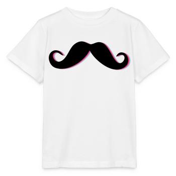 Funky Mustache - T-shirt bio MINI CREATOR Stanley/Stella Enfant - blanc - Devant - Maike (125cm)