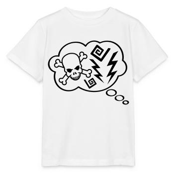 Think Bubble Angry - T-shirt bio MINI CREATOR Stanley/Stella Enfant - blanc - Devant - Maike (125cm)