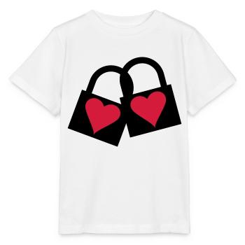 Love Lock - Stanley/Stella MINI CREATOR Kids’ T-Shirt - white - Front - Maike (125cm)