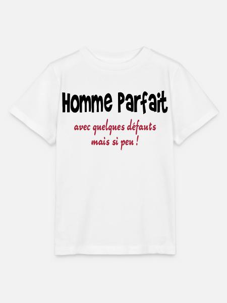 Homme parfait - T-shirt bio MINI CREATOR Stanley/Stella Enfant - blanc