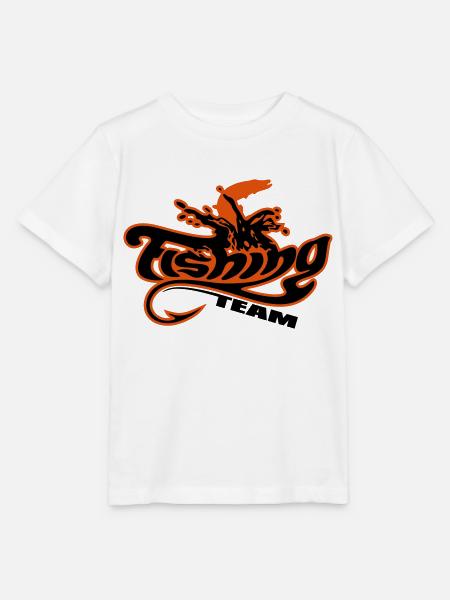fishing_team_2c - Stanley/Stella Kinder T-Shirt MINI CREATOR - Weiß