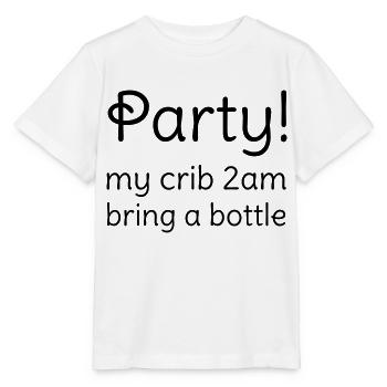 Party - Stanley/Stella MINI CREATOR Kids’ T-Shirt - white - Front - Maike (125cm)