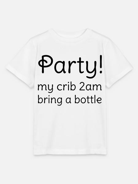 Party - Stanley/Stella Kinder T-Shirt MINI CREATOR  - Weiß
