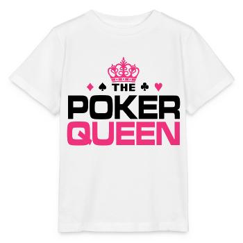 Poker Queen - Stanley/Stella Kinder T-Shirt MINI CREATOR  - Weiß - Vorne - Maike (125cm)
