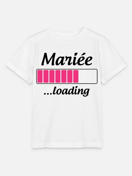 Mariée ...loading - T-shirt bio MINI CREATOR Stanley/Stella Enfant - blanc
