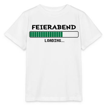 Feierabend loading... - Stanley/Stella Kinder T-Shirt MINI CREATOR  - Weiß - Vorne - Maike (125cm)