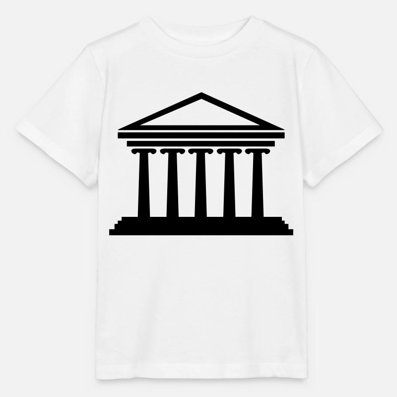 athen_gebaeude - T-shirt bio MINI CREATOR Stanley/Stella Enfant - blanc