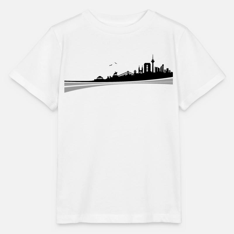 Skyline - Düsseldorf - Stanley/Stella Kinder T-Shirt MINI CREATOR - Weiß