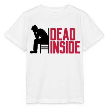 Dépression morte à l'intérieur - T-shirt bio MINI CREATOR Stanley/Stella Enfant - blanc - Devant - Maike (125cm)