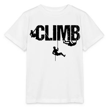 Climbing, sport, climb, climbing, hobby, bouldering - Stanley/Stella MINI CREATOR Kids’ T-Shirt - white - Front - Maike (125cm)