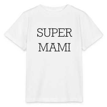 Super Mami - Stanley/Stella Kinder T-Shirt MINI CREATOR  - Weiß - Vorne - Maike (125cm)