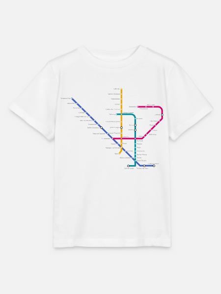 Metro Lisboa - Stanley/Stella Kinder T-Shirt MINI CREATOR  - Weiß
