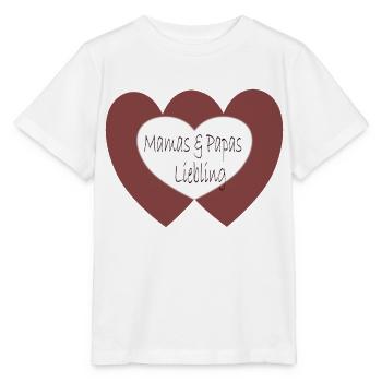 Mamas und Papas Liebling - Stanley/Stella Kinder T-Shirt MINI CREATOR  - Weiß - Vorne - Maike (125cm)