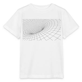 Schwarzes Loch Black Hole - Stanley/Stella MINI CREATOR Kids’ T-Shirt - white - Front - Maike (125cm)