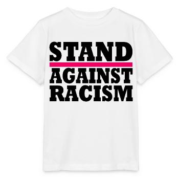 Stand against racism - Stanley/Stella Kinder T-Shirt MINI CREATOR  - Weiß - Vorne - Maike (125cm)