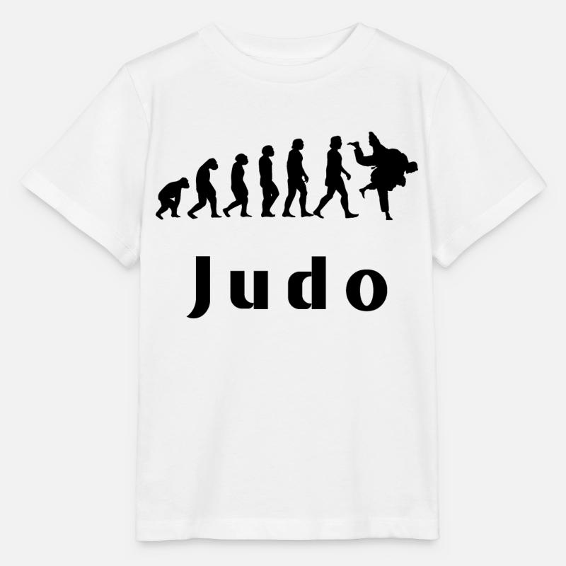Evolution of Judo - Stanley/Stella Kinder T-Shirt MINI CREATOR  - Weiß