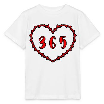 AMOUR LOVE 365 Days a Year - Stanley/Stella MINI CREATOR Kids’ T-Shirt - white - Front - Maike (125cm)