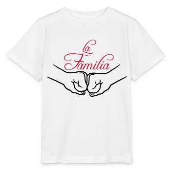 Fist Pump Familia - Stanley/Stella MINI CREATOR Kids’ T-Shirt - white - Front - Maike (125cm)