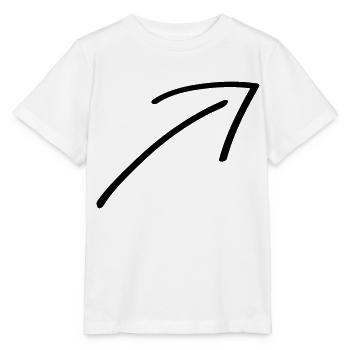 Flèche - T-shirt bio MINI CREATOR Stanley/Stella Enfant - blanc - Devant - Maike (125cm)