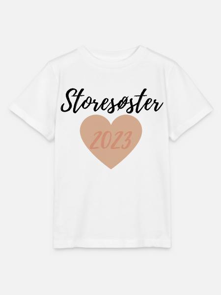 Storesøster 2023 - Stanley/Stella MINI CREATOR T-skjorte for barn - hvit