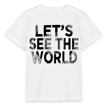 humor jokes funny calligraphic hike - Stanley/Stella MINI CREATOR Kids’ T-Shirt - white - Front - Maike (125cm)