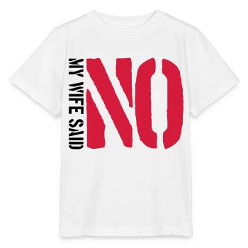 La femme a dit non - T-shirt bio MINI CREATOR Stanley/Stella Enfant - blanc - Devant - Maike (125cm)