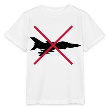 Pas de bouclier d’avion de chasse - T-shirt bio MINI CREATOR Stanley/Stella Enfant - blanc - Devant - Maike (125cm)