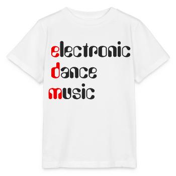 EDM Electronic Dance Music - Stanley/Stella Kinder T-Shirt MINI CREATOR  - Weiß - Vorne - Maike (125cm)