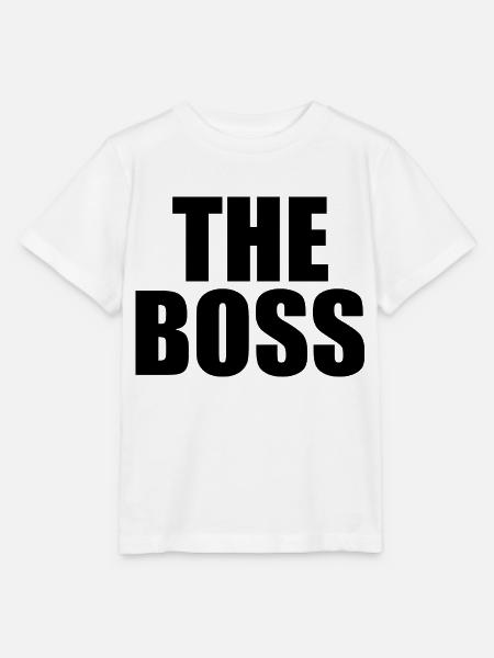 The boss - Stanley/Stella Kinder T-Shirt MINI CREATOR - Weiß