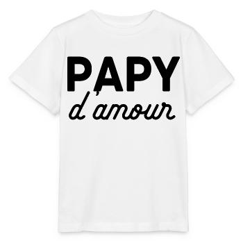 Papy - T-shirt bio MINI CREATOR Stanley/Stella Enfant - blanc - Devant - Maike (125cm)
