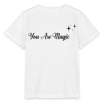 Du bist Magie - Stanley/Stella Kinder T-Shirt MINI CREATOR  - Weiß - Vorne - Maike (125cm)