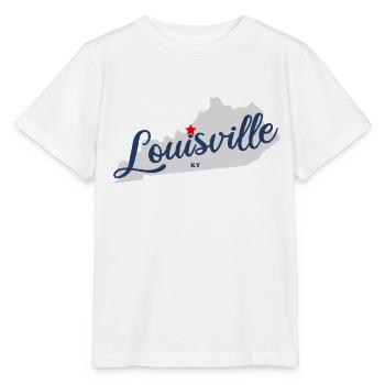 Louisville - Kentucky USA United States of America - Stanley/Stella Kinder T-Shirt MINI CREATOR  - Weiß - Vorne - Maike (125cm)