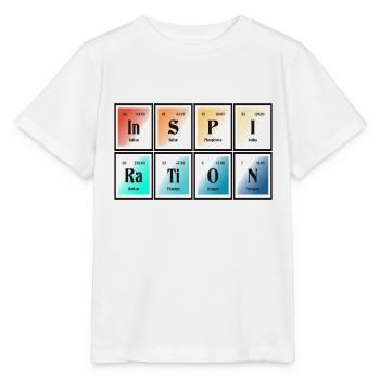 Inspiration | Tableau périodique des éléments - T-shirt bio MINI CREATOR Stanley/Stella Enfant - blanc - Devant - Maike (125cm)